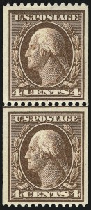 Sale 1096, Lot 580, 1908-10 Washington-Franklin Issues (Scott 331-356)