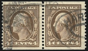 Sale 1096, Lot 590, 1908-10 Washington-Franklin Issues (Scott 331-356)