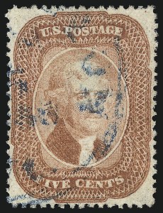 Sale 1096, Lot 62, 5c-10c 1857-60 Issue (Scott 27-35)