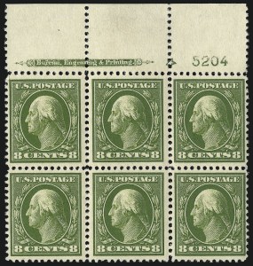 Sale 1096, Lot 623, 1910-11 Washington-Franklin Issue (Scott 374-396)