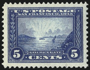 Sale 1096, Lot 645, 1913-15 Panama-Pacific Issue (Scott 397-404)