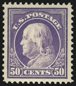 Sale 1096, Lot 668, 1912-14 Washington-Franklin Issue (Scott 405-423D)