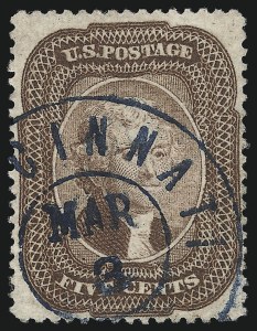 Sale 1096, Lot 67, 5c-10c 1857-60 Issue (Scott 27-35)