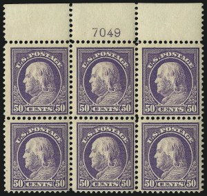 Sale 1096, Lot 670, 1912-14 Washington-Franklin Issue (Scott 405-423D)
