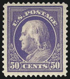 Sale 1096, Lot 671, 1912-14 Washington-Franklin Issue (Scott 405-423D)