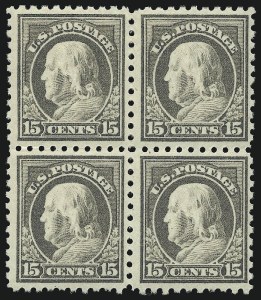 Sale 1096, Lot 677, 1913-15 Washington-Franklin Issues (Scott 424-461)