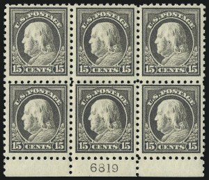 Sale 1096, Lot 680, 1913-15 Washington-Franklin Issues (Scott 424-461)