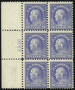 Sale 1096, Lot 682, 1913-15 Washington-Franklin Issues (Scott 424-461)