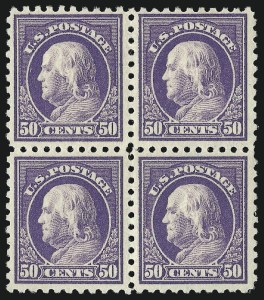 Sale 1096, Lot 686, 1913-15 Washington-Franklin Issues (Scott 424-461)