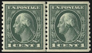Sale 1096, Lot 688, 1913-15 Washington-Franklin Issues (Scott 424-461)