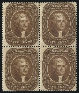 Sale 1096, Lot 69, 5c-10c 1857-60 Issue (Scott 27-35)