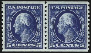 Sale 1096, Lot 695, 1913-15 Washington-Franklin Issues (Scott 424-461)