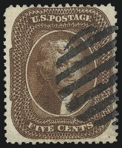 Sale 1096, Lot 70, 5c-10c 1857-60 Issue (Scott 27-35)
