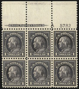 Sale 1096, Lot 706, 1913-15 Washington-Franklin Issues (Scott 424-461)