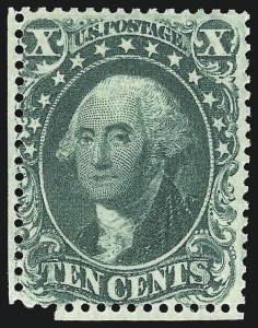Sale 1096, Lot 74, 5c-10c 1857-60 Issue (Scott 27-35)