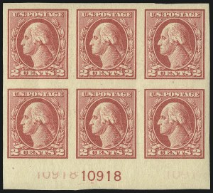 Sale 1096, Lot 764, 1918-22 Offset Printing, Rotary Issues (Scott 525-547)