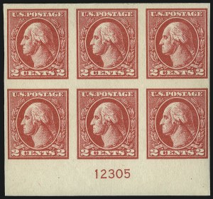 Sale 1096, Lot 770, 1918-22 Offset Printing, Rotary Issues (Scott 525-547)