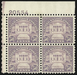 Sale 1096, Lot 801, 1922-29 and Later Issues (Scott 551-679)