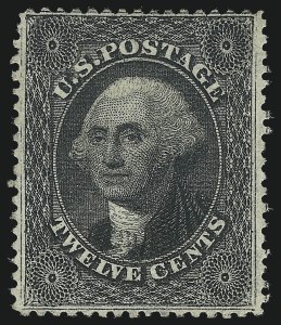 Sale 1096, Lot 82, 12c-90c 1857-60 Issue (Scott 36-39)