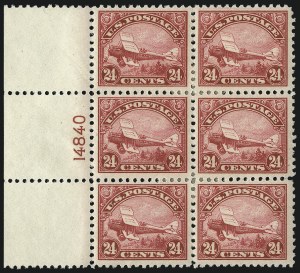 Sale 1096, Lot 820, Air Post, cont., Buffalo Balloon (Scott C4-C15, CL1)