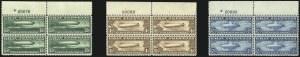 Sale 1096, Lot 822, Air Post, cont., Buffalo Balloon (Scott C4-C15, CL1)