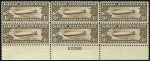 Sale 1096, Lot 824, Air Post, cont., Buffalo Balloon (Scott C4-C15, CL1)