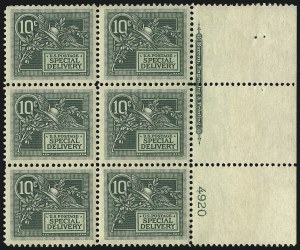 Sale 1096, Lot 834, Special Delivery (Scott E1-E10)