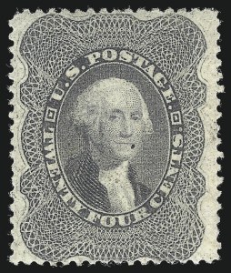 Sale 1096, Lot 84, 12c-90c 1857-60 Issue (Scott 36-39)
