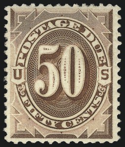 Sale 1096, Lot 846, Postage Due with 1879 American Bank Note Co. Special Printing (Scott J1-J14)