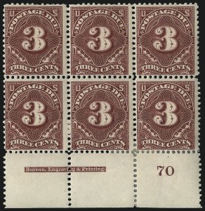 Sale 1096, Lot 857, Postage Due cont. (Scott J16-J104)