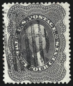 Sale 1096, Lot 86, 12c-90c 1857-60 Issue (Scott 36-39)