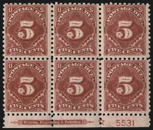 Sale 1096, Lot 862, Postage Due cont. (Scott J16-J104)