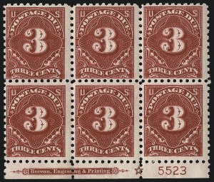Sale 1096, Lot 863, Postage Due cont. (Scott J16-J104)