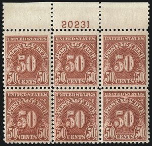 Sale 1096, Lot 871, Postage Due cont. (Scott J16-J104)