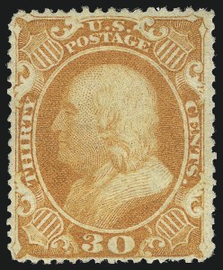 Sale 1096, Lot 88, 12c-90c 1857-60 Issue (Scott 36-39)