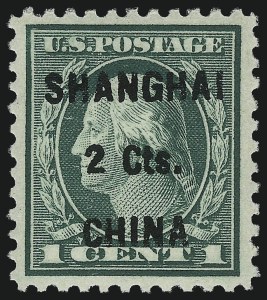 Sale 1096, Lot 890, Offices in China (Scott K1-K18)