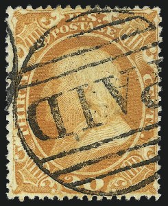 Sale 1096, Lot 90, 12c-90c 1857-60 Issue (Scott 36-39)