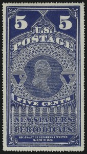 Sale 1096, Lot 908, Newspapers and Periodicals (Scott PR2-PR125)