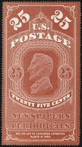 Sale 1096, Lot 909, Newspapers and Periodicals (Scott PR2-PR125)