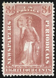 Sale 1096, Lot 913, Newspapers and Periodicals (Scott PR2-PR125)