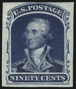 Sale 1096, Lot 93, 12c-90c 1857-60 Issue (Scott 36-39)
