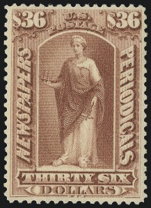 Sale 1096, Lot 931, Newspapers and Periodicals (Scott PR2-PR125)