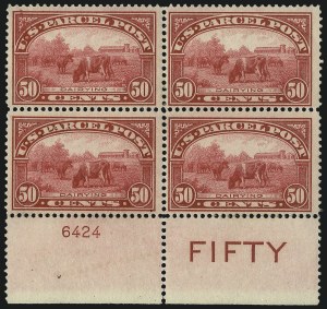 Sale 1096, Lot 953, Parcel Post & Dues, Carriers (Scott Q1-Q12, JQ1-JQ5)