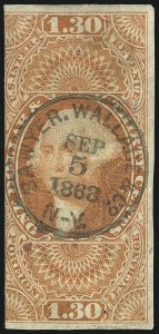 Sale 1096, Lot 965, First Issue Revenues (Scott R1-R102a)