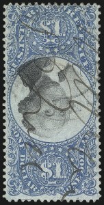 Sale 1096, Lot 988, Second & Third Issue Revenues with Inverts (Scott R119-R151a)