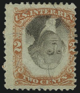 Sale 1096, Lot 991, Second & Third Issue Revenues with Inverts (Scott R119-R151a)