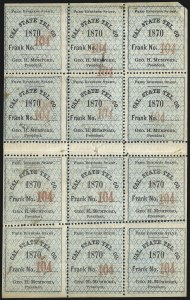 Sale 1100, Lot 131, Telegraph Stamps