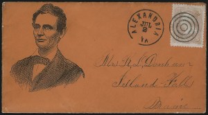 Sale 1100, Lot 225, Postal History: Civil War