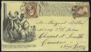 Sale 1100, Lot 229, Postal History: Civil War
