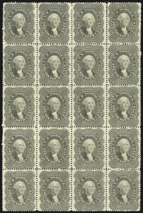 Sale 1100, Lot 5, 1857-60 Issue and Reprints (Scott 33-47)